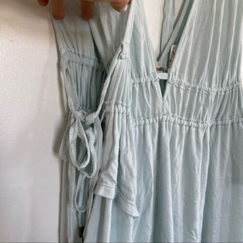 𝅺free People Women's Aries Tank Mineral Sea (X-Small) - Picture 6 of 7